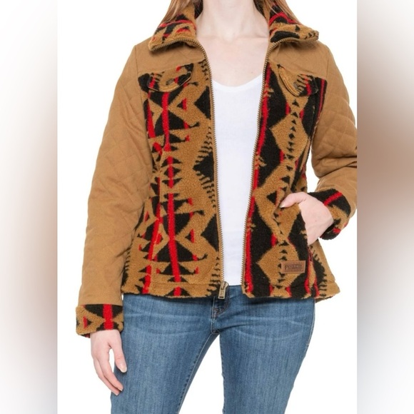 Pendleton Prairie Smoke Jacket - Insulated Sz Medium - Picture 1 of 15